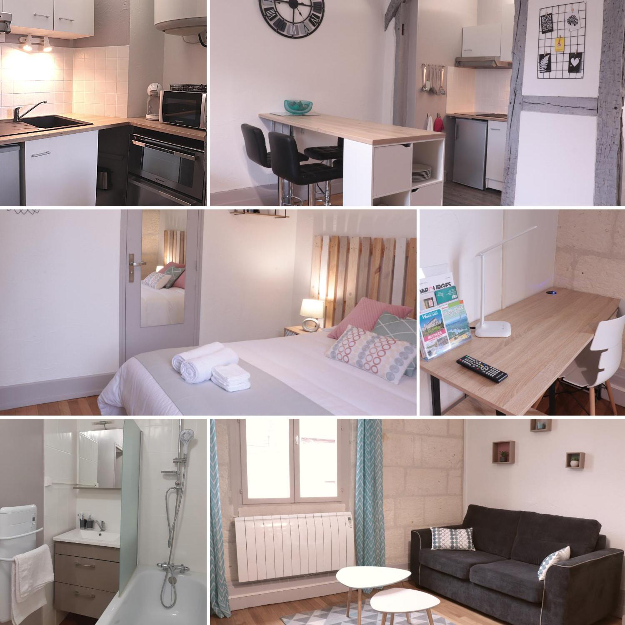 בורז'ה Le Vaillant, Appartement T2, Proche Gare, Hyper-Centre Et Marais, 1 A 2 Personnes, Wifi מראה חיצוני תמונה